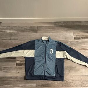 Disney Blue and White Bomber Jacket